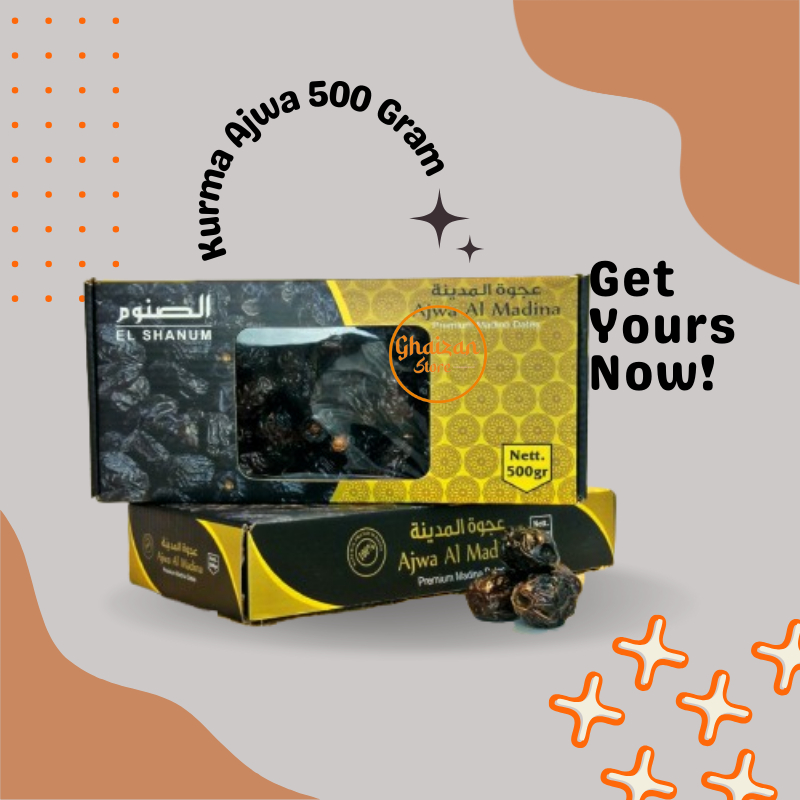 

Kurma AJWA 500 GR JUMBO PREMIUM SUPER / Kurma Nabi Asli Saudi Madinah Premium Oleh Oleh Haji Umroh