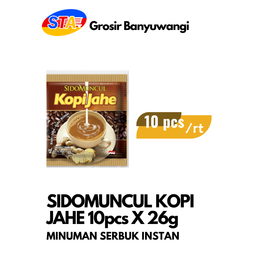 

[BWI] SIDOMUNCUL KOPI JAHE ISI 10PCS | KOPI RENTENG