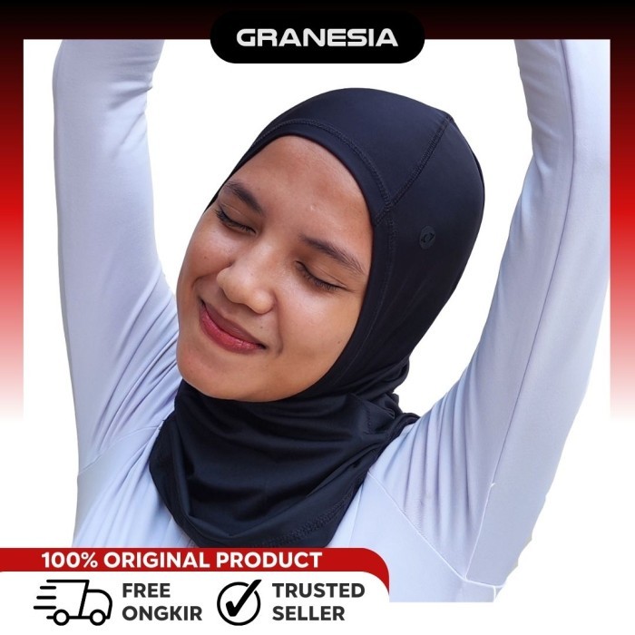 Astec Active Hijab ASH000|Jilbab Olahraga|Baju Muslim Sporty HIjab