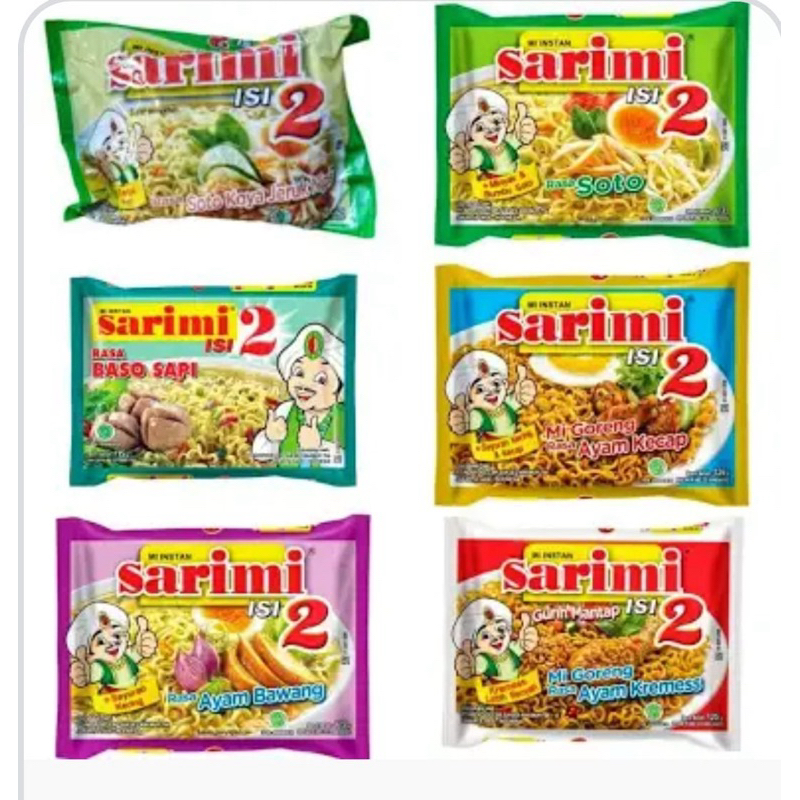 

SARIMI isi 2 aneka rasa kuah & Goreng