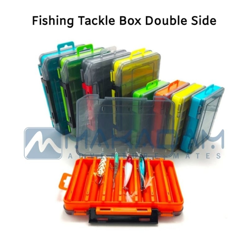 double side lure box kotak kail pancing minow popper fishing