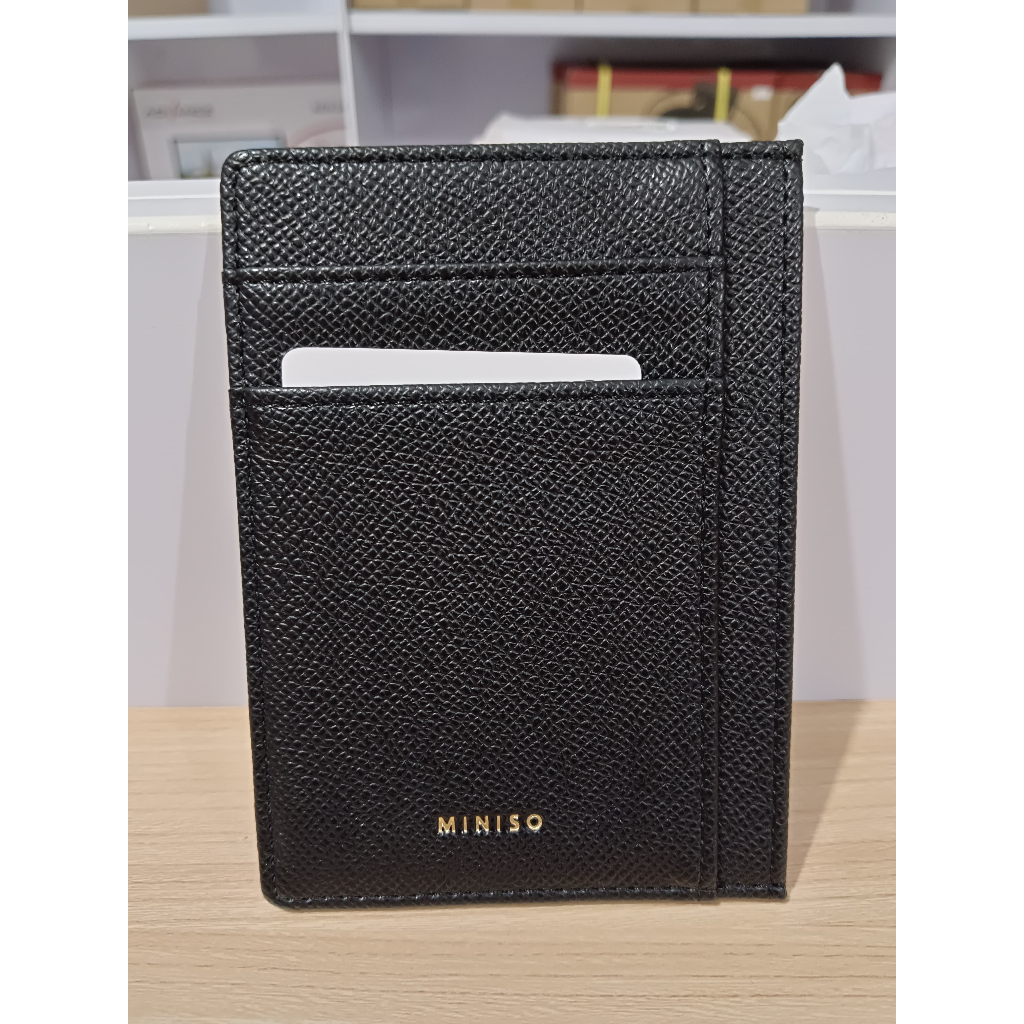 MINISO WOMEN'S TEXTURED CARD HOLDER / DOMPET KARTU