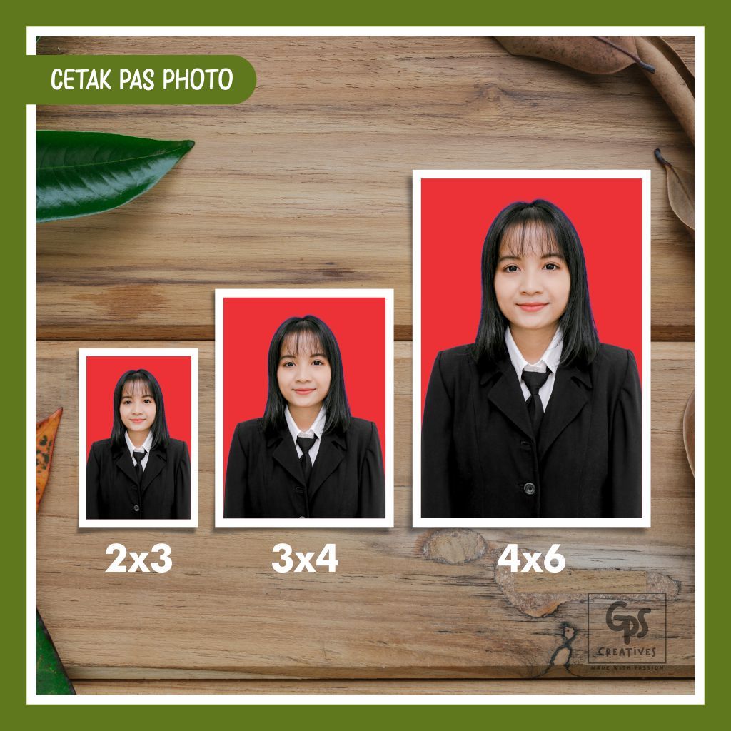 Pas Photo 4x6 Cetak Foto Ijazah Foto 3x4 Foto Lamaran Kerja 2x3