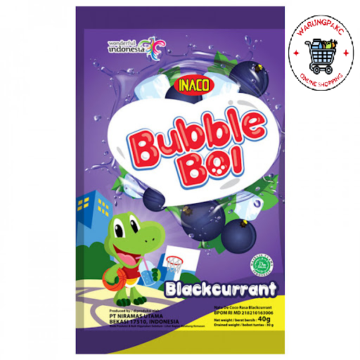 

Inaco Bubble Boi Blackcurrant Exp 25 Mar 25 Cuci Gudang