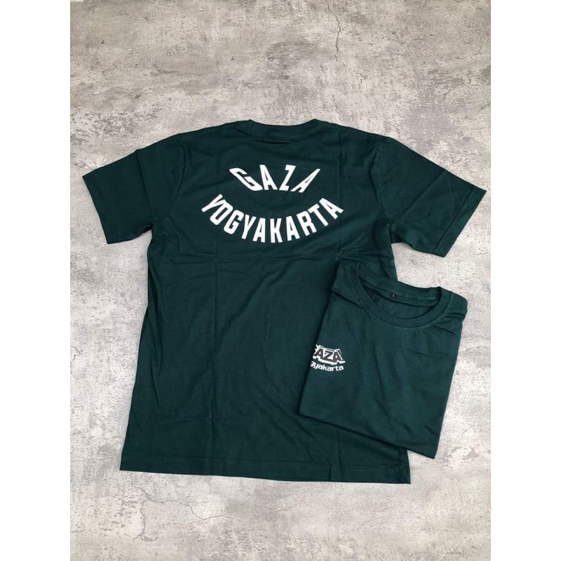 T-shirt Gaza hijau
