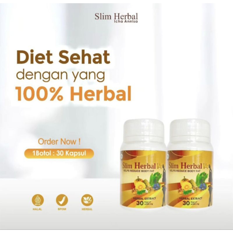 Slim Herbal BY IA membantu TURUN BB slim herbal beauty icha annisa