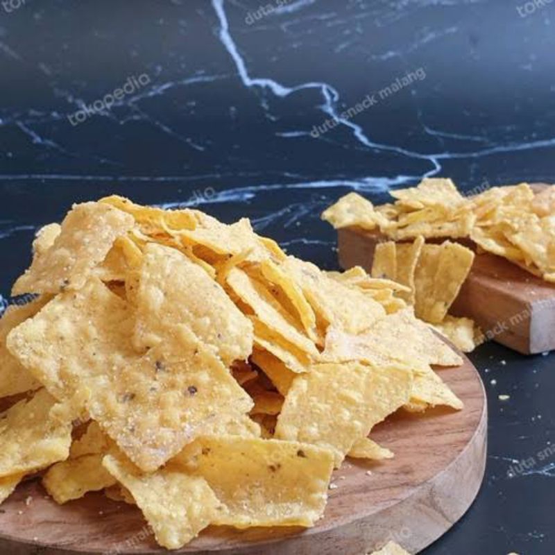 

Keripik Kripik Jagung Happytos Tortilla Chips Gurih Renyah Curah Kiloan Murah