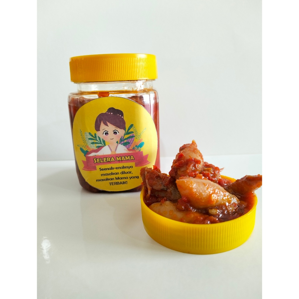 

150gr Selera Mama Sambal cumi asin Lauk