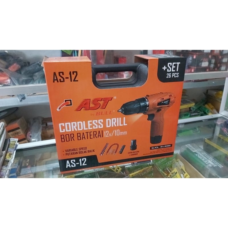 Bor Batre 10mm 12 volt AST