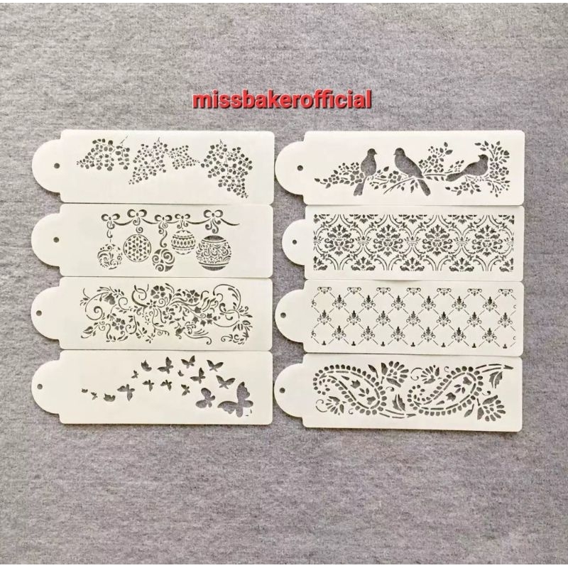 ￼Cake Stencils Lace Pattern motif batik stensil cake dekorasi kue cetakan krim kue ultah cetakan mot