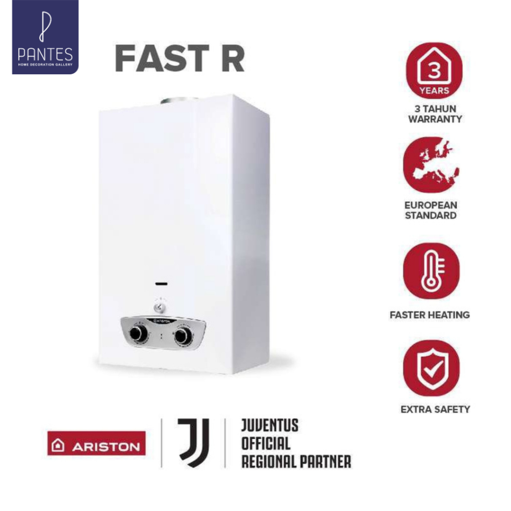 ARISTON Gas Water Heater FAST R 10 ONM / Pemanas Air Gas FAST R ONM 10