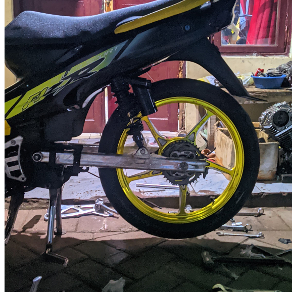 Swing Arem Fiz R Panjang Bisa Full Kebelakang 60 cm Arm FizR Krom Krum Tipe Long Baru New