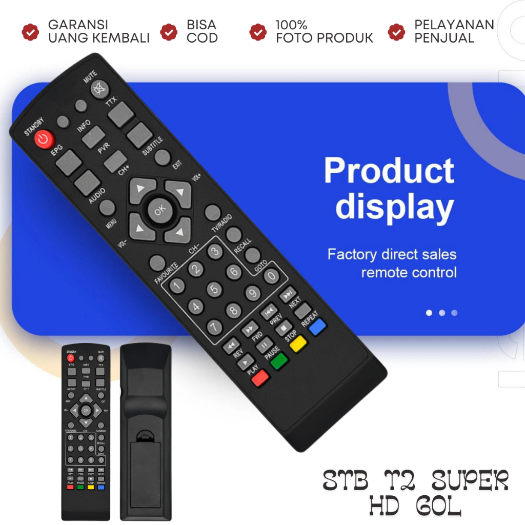 REMOTE DVB T2 EZBOX EZ BOX SUPER HD