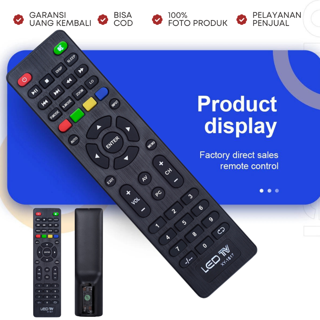 REMOTE TV SAKURA WEYON ANIMAX DIGITAL LED TV XY-1517