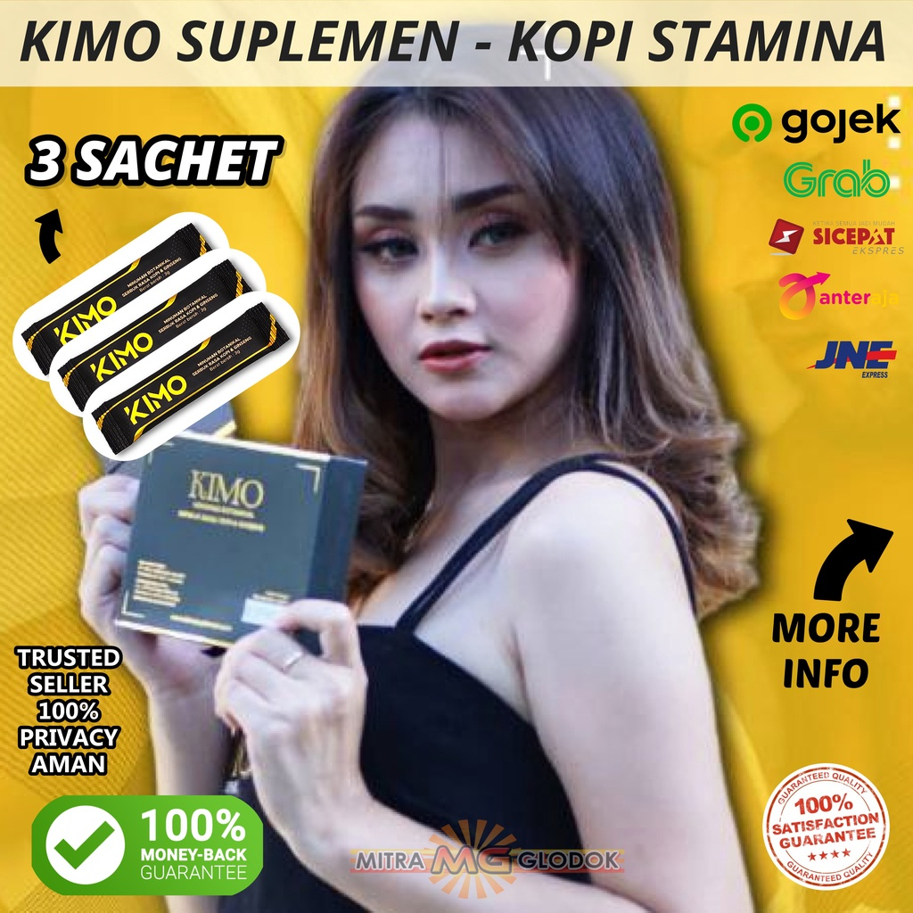 KIMO HERBAL GINSENG OBAT KUAT VITALITAS PRIA KUAT KEKAR TAHAN LAMA TERBUKTI DAN TERLARIS RASA KOPI E