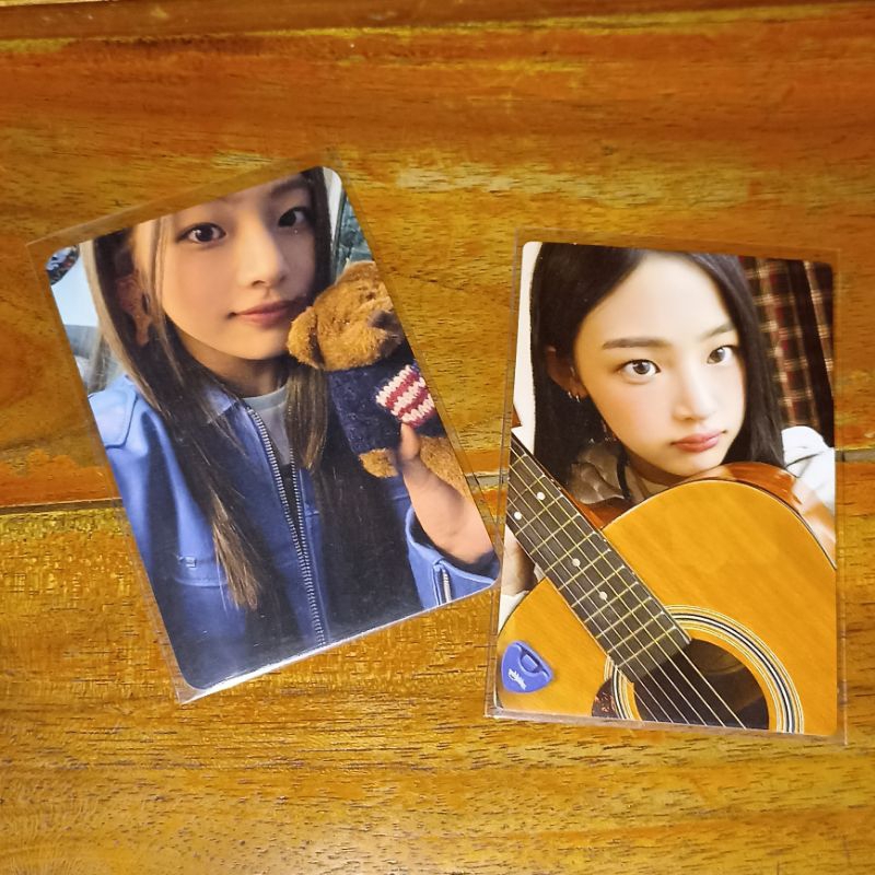 minji bear gitar omg weverse b bunnies camp photocard