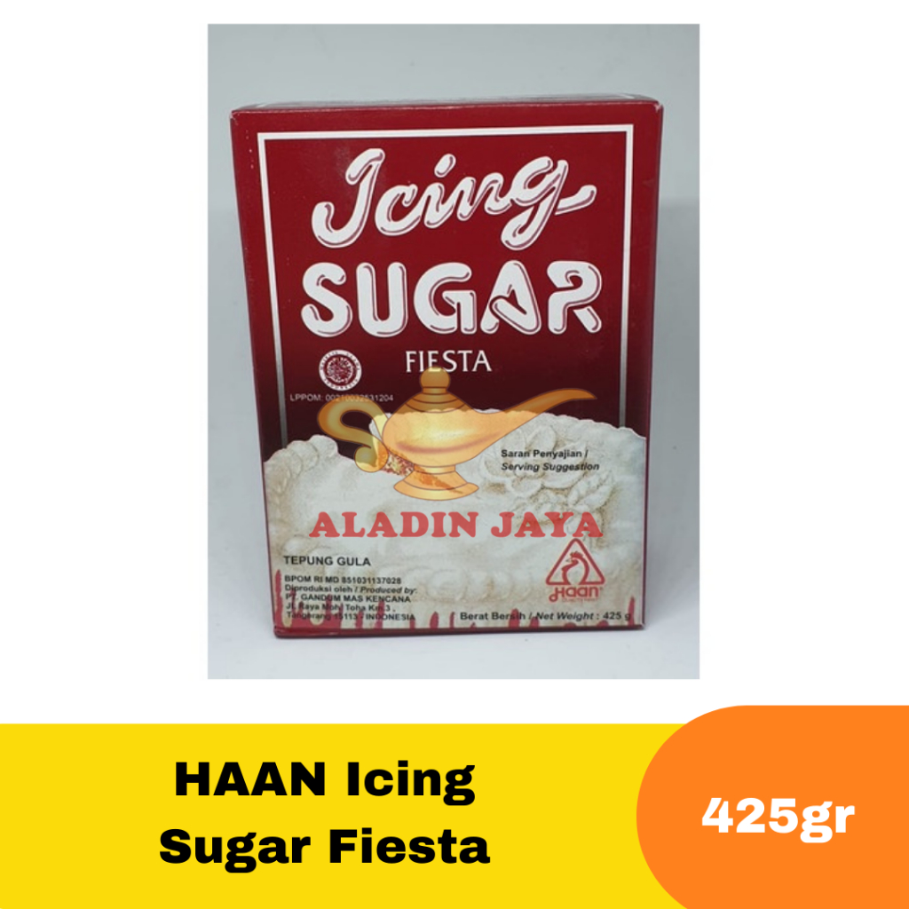 

HAAN Icing Sugar Fiesta ukuran 425 gr