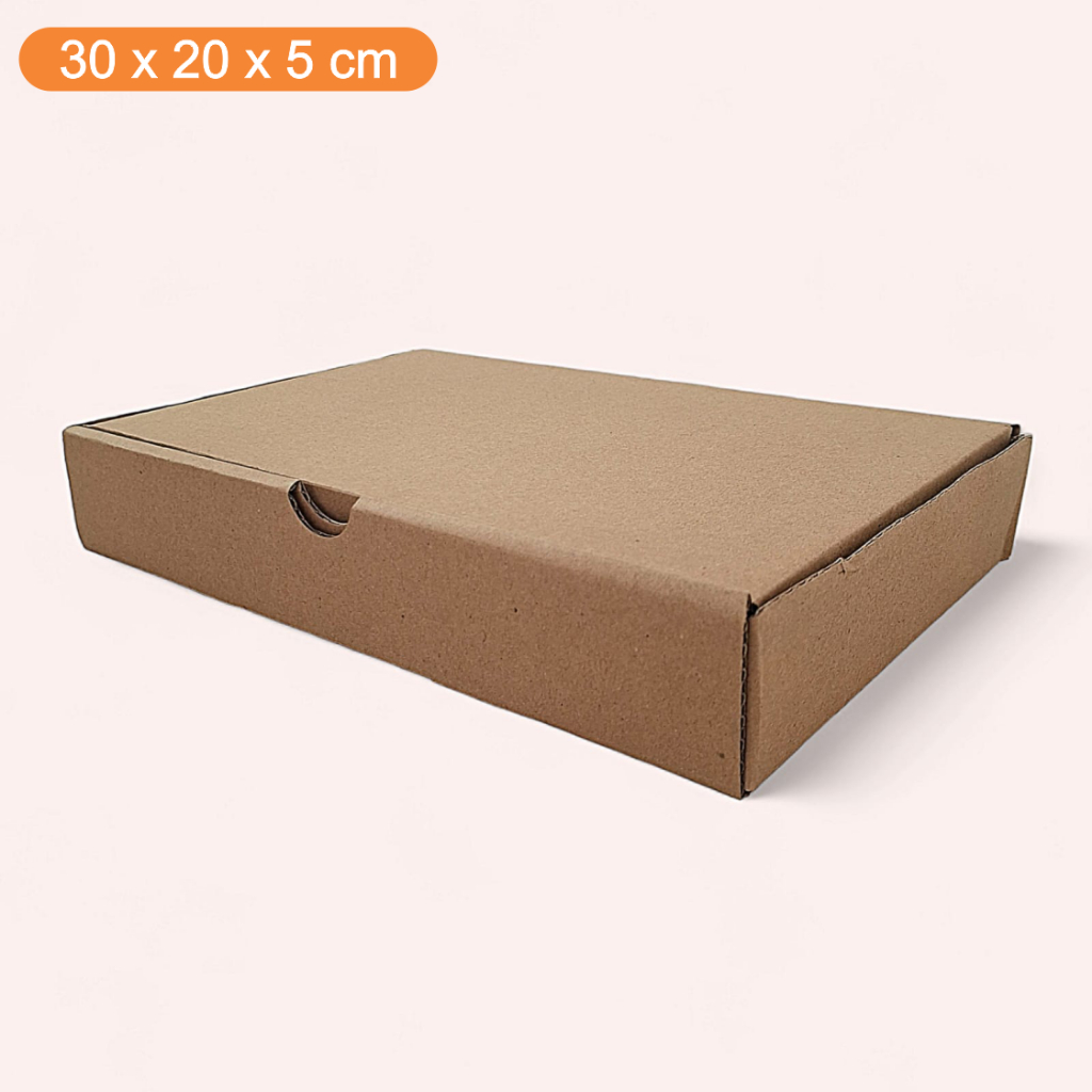 

Box Kotak Kardus 30 x 20 x 5 cm - SFO Semarang Official