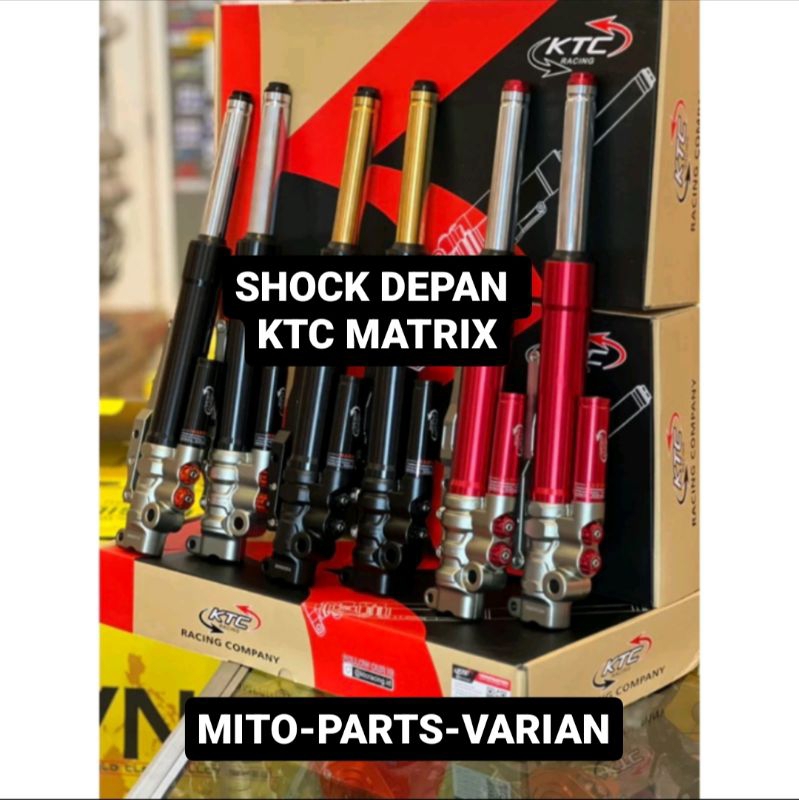 Tabung Shock Depan KTC Racing Shock "MATRIX" KTC Racing Vario - Beat FI - Scoopy - Vario125 - Vario1