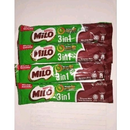 

nestle milo 3in1 malaysia ecer 10 pcs