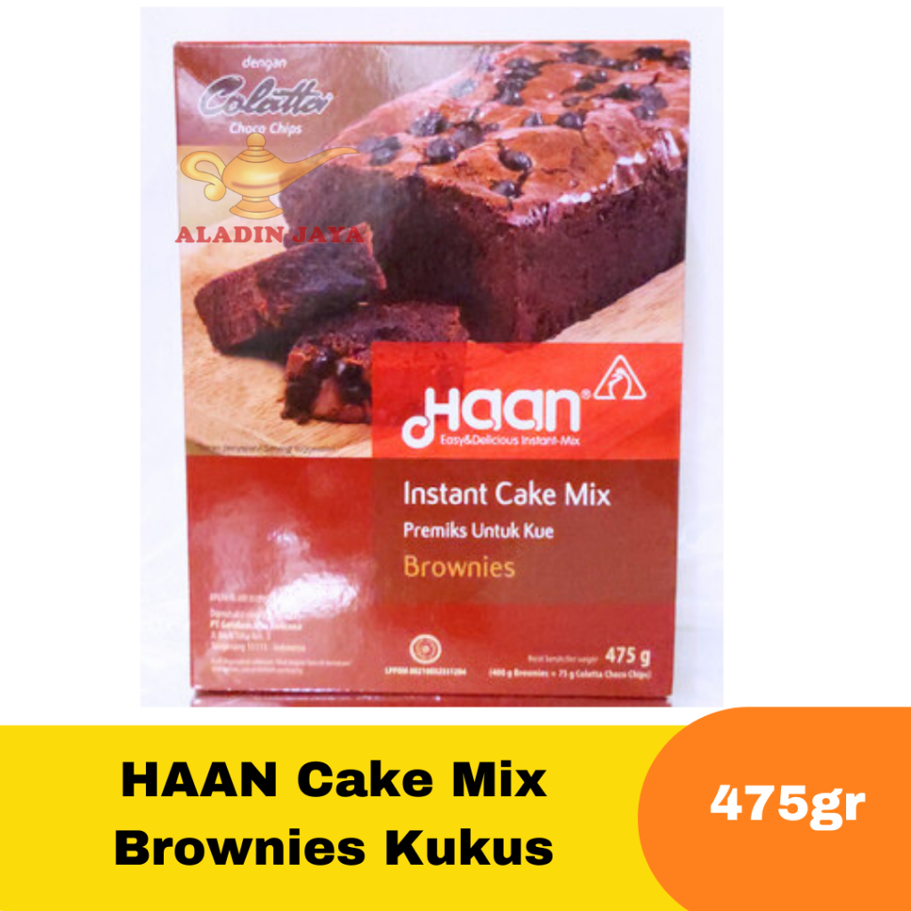 

HAAN Cake Mix Brownies Kukus ukuran 475g