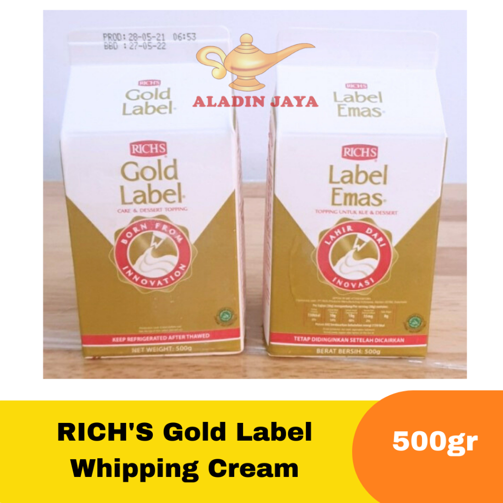 

RICH'S Gold Label Whipping Cream 500gr