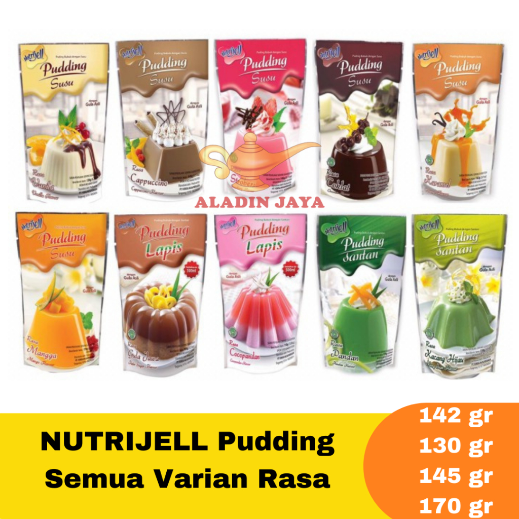 

NUTRIJELL Pudding Semua Varian Rasa