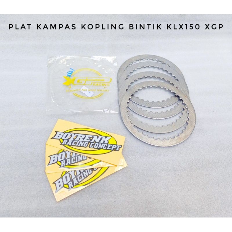PLAT KOPLING BINTIK PLAT KOPLING KLX 150 PLAT KAMPAS RACING-BOYRENK