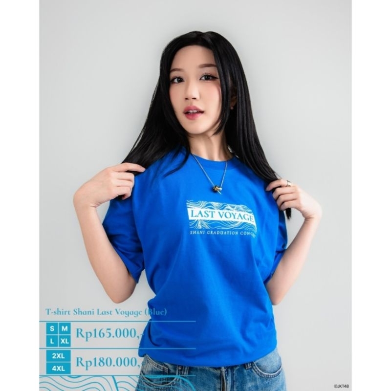 JKT48 Shani Last Voyage T-Shirt (Blue Benhur)