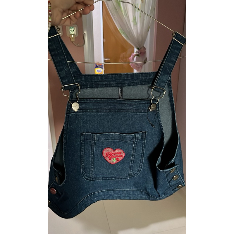 colorbox crop vest denim