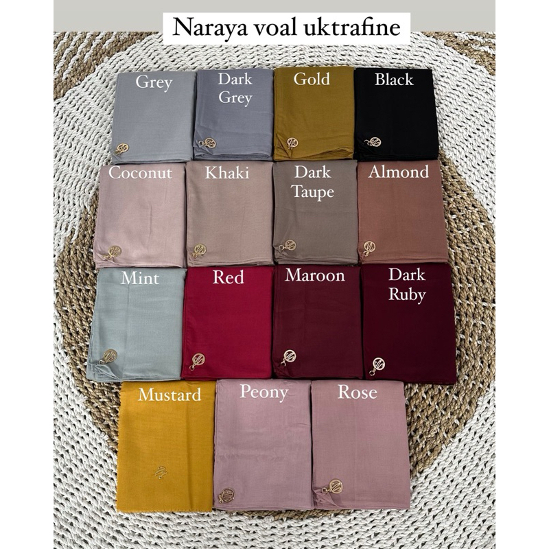 VOAL ULTRAFINE NARAYA SCARF
