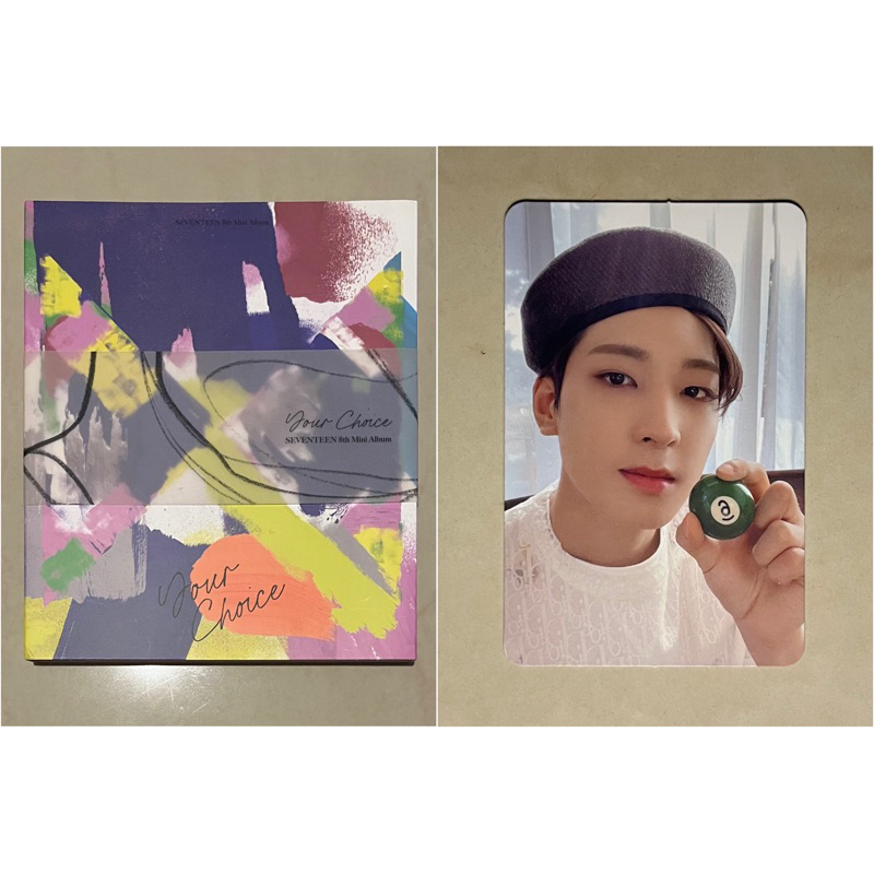 SEVENTEEN 8TH MINI ALBUM “YOUR CHOICE” (BESIDE VER.), PHOTOCARD (WONWOO)