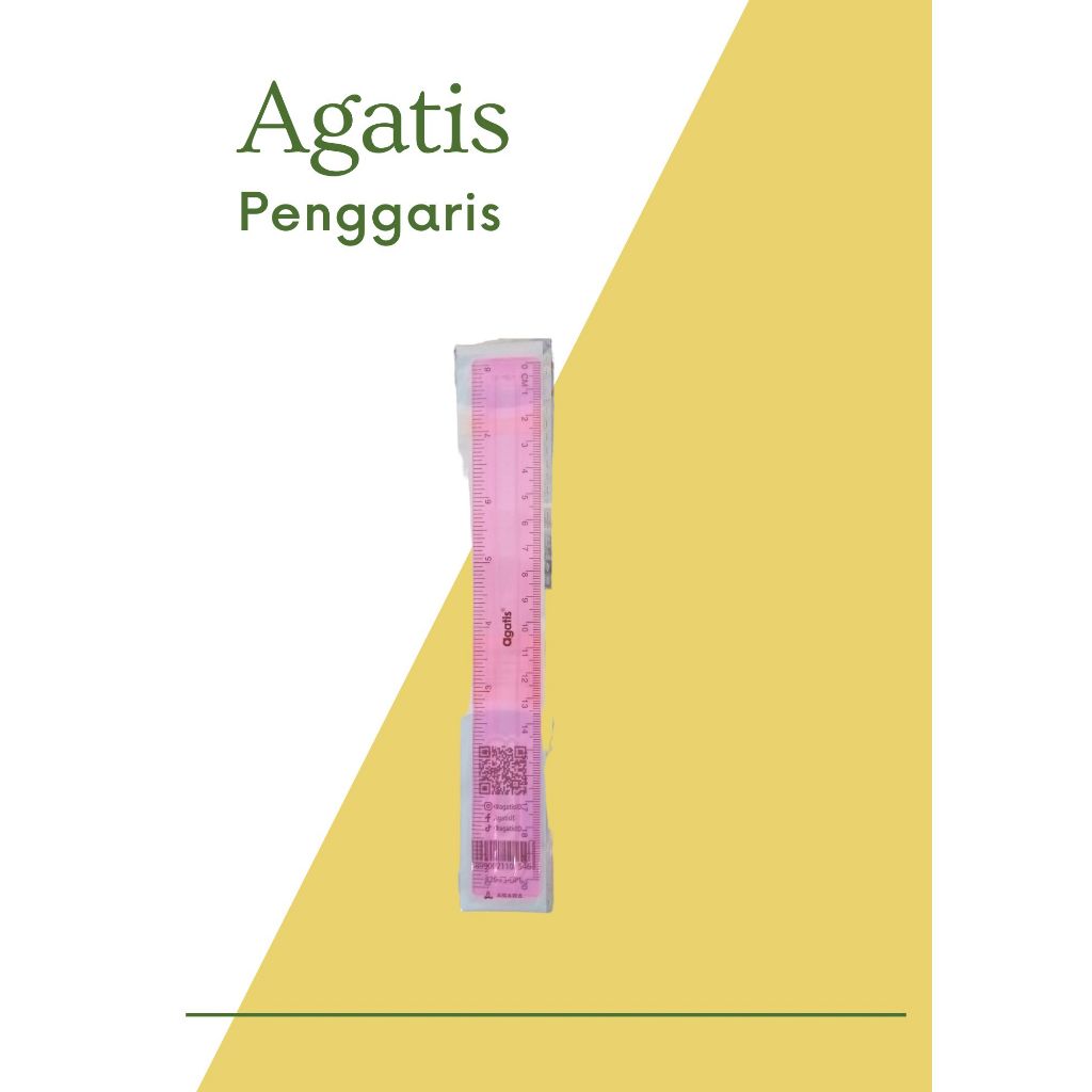 

Penggaris Agatis 15Cm