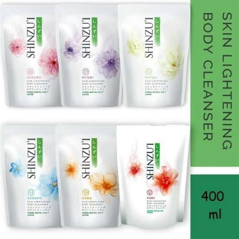 Shinzui Body wash Refill 400ml|Sinsui sabun mandi cair 380ml