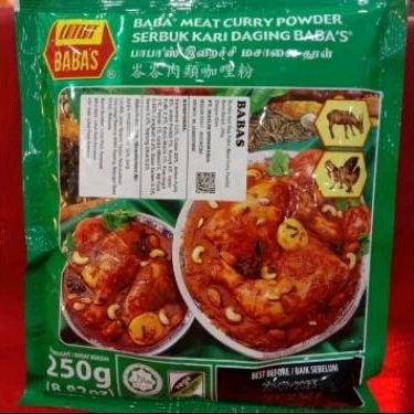 

Babas Meat curry powder 250g Exp 10 2025