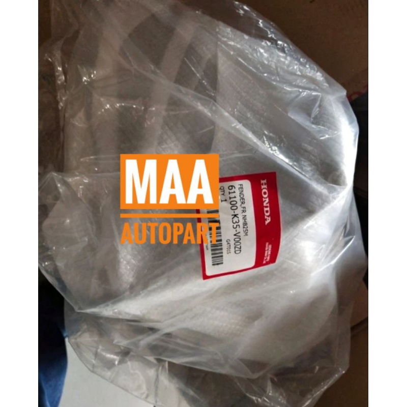 Fender Front Spakbor Slebor Depan PCX 150 CBU Led 2014 2015 2016 Black Glossy Metalik Hitam Kilap 61