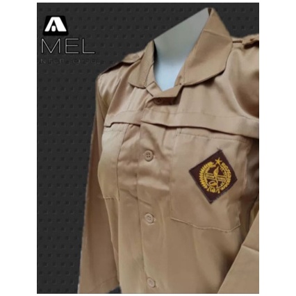 Baju Seragam Pramuka SMA/SMK Lengan Panjang Laki Laki Perempuan