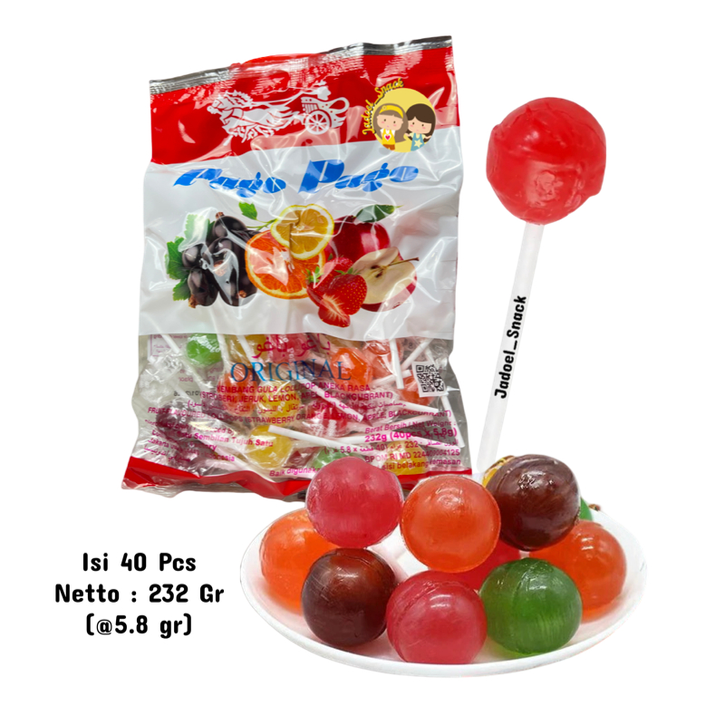 

Permen Pago Pago 40 X 5.8 GR Rasa Buah by Jadoel_Snack