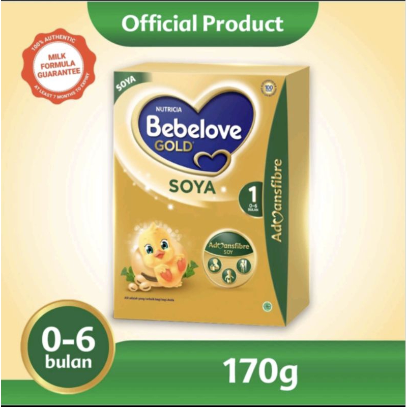Bebelove Soya 0-6 Bulan 170gr