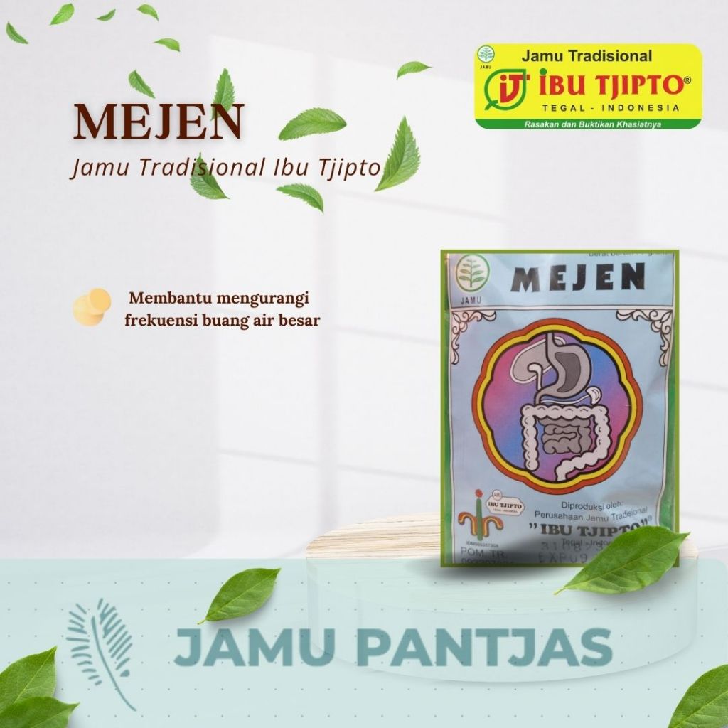 

JAMU MEJEN (DESENTRI) ~ IBU TJIPTO ISI 10 SACHET