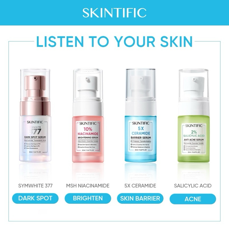 Skintific Serum 377,Skintific serum vitamin C, skintific Lactid Acid