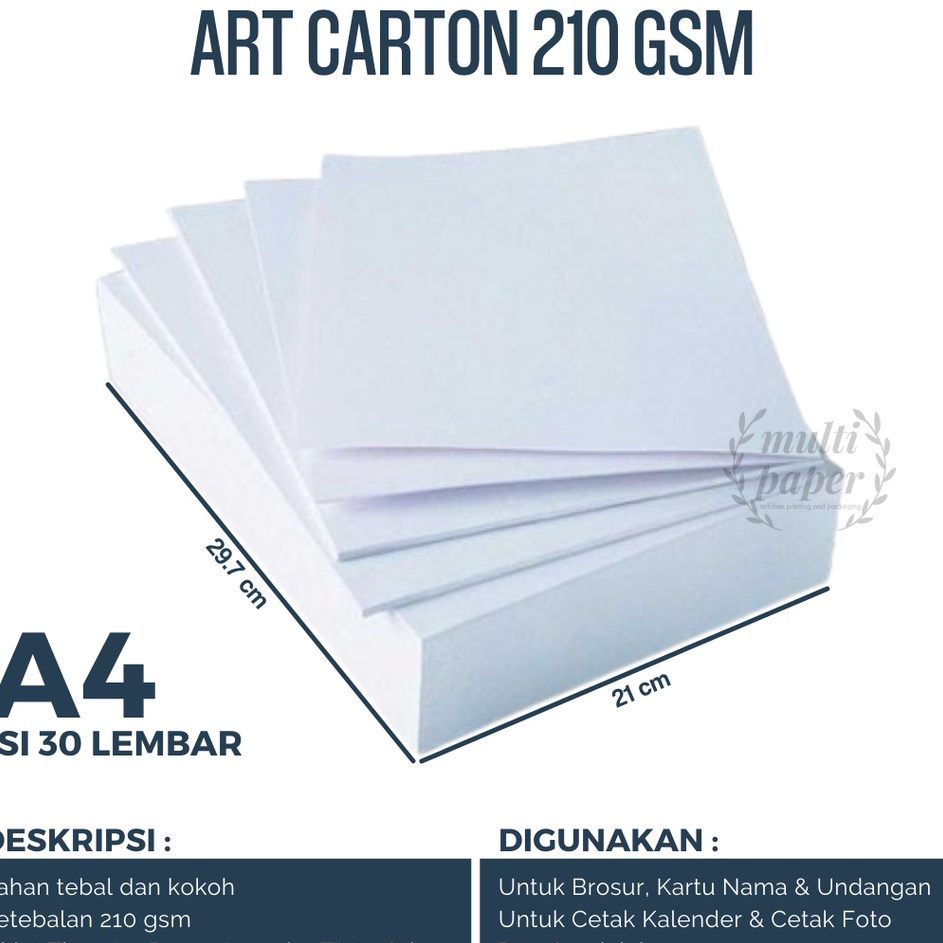 

Super Berhadiah Kertas Karton A4 21 gsm isi 3 lembar Art Carton A4 21 gsm