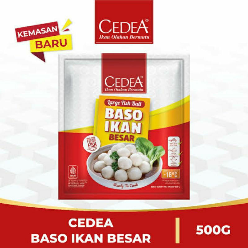 

Cedea baso ikan besar 500gr bakso