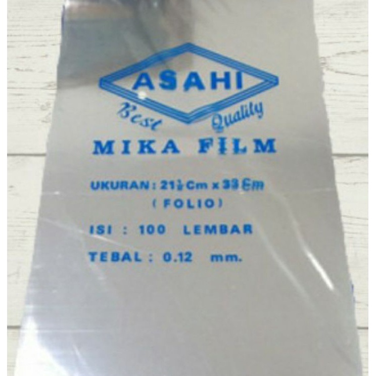 

Super Update Plastik Mika Cover Jilid Bening Asahi Folio 12mm 1 lembar