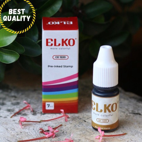 

Pasti Ada Tinta Stempel Flash Trodat Otomatis Warna EMAS isi 7 ML ELKO Waterproof