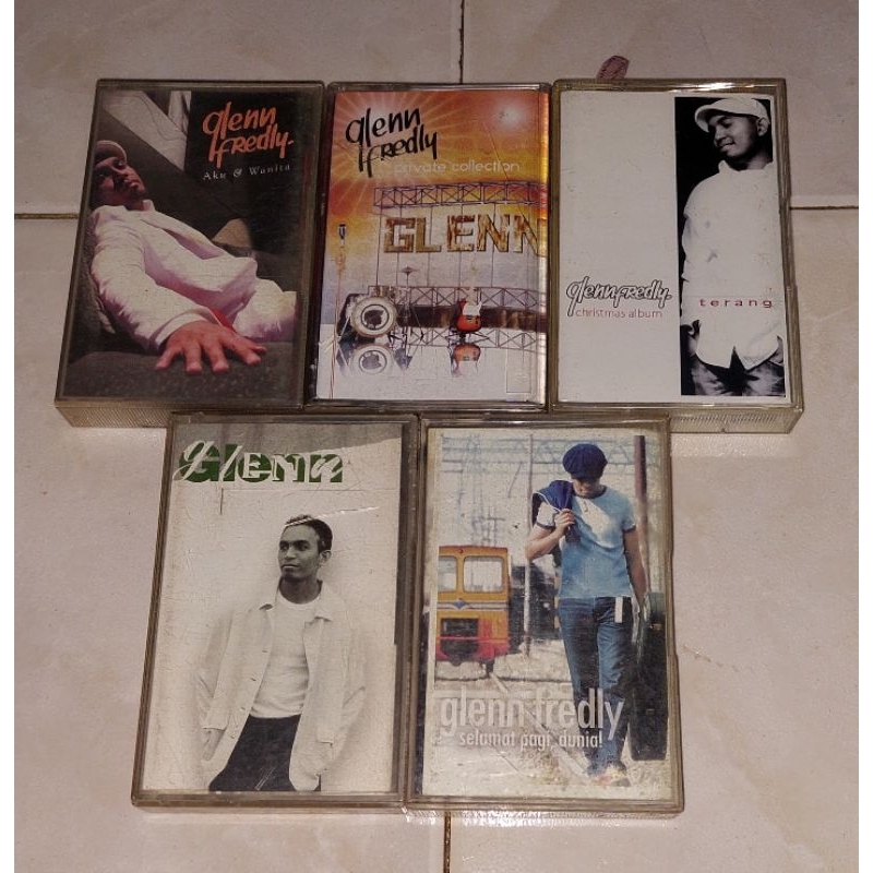 kaset Indonesia GLENN FREDLY-Aku & Wanita / Private Collection / Christmas Album / Glenn / Selamat P