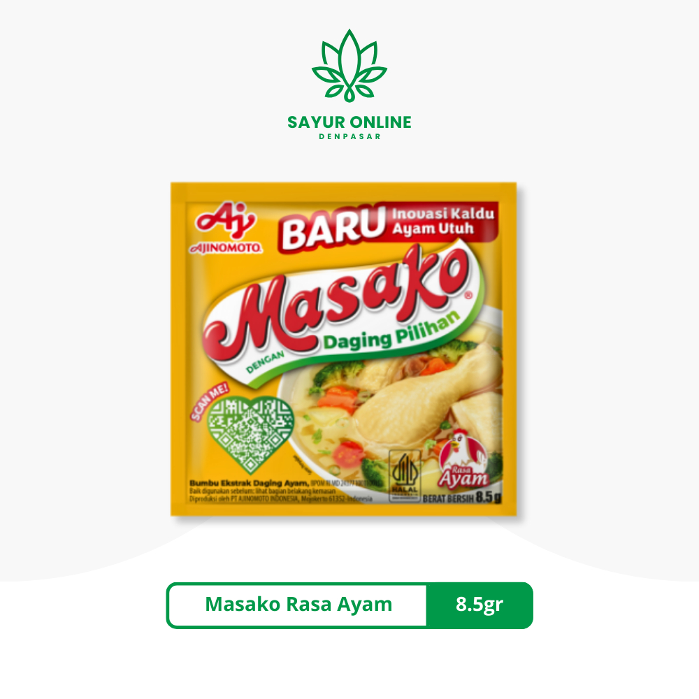 

Masako Rasa Ayam 8.5gr - Sayur Online Denpasar