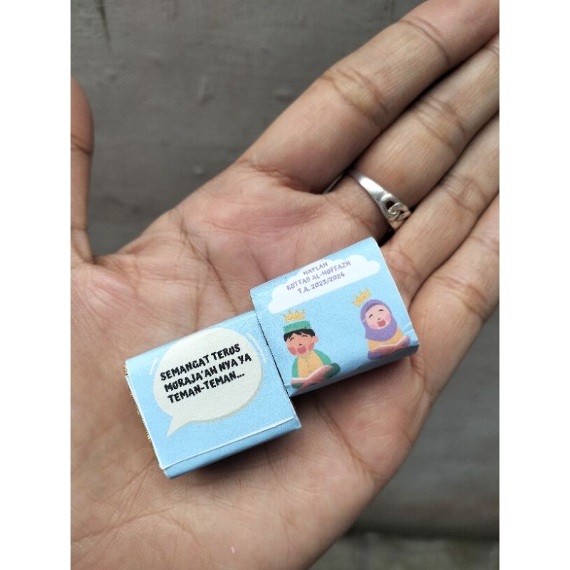 

coklat dadu custom nama brand