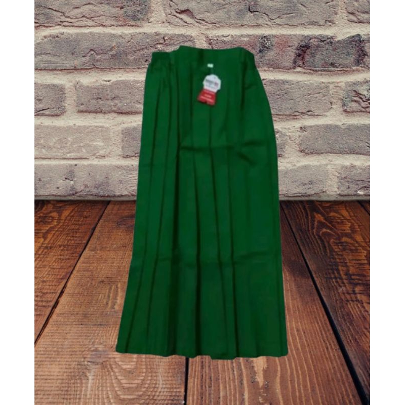 ROK WARNA HIJAU SD PANJANG REMPEL SERAGAM SEKOLAH