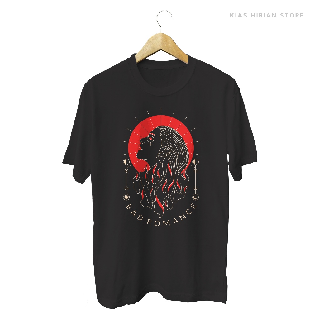 Kaos Atasan Cewek Cowok Outfit Warna Hitam